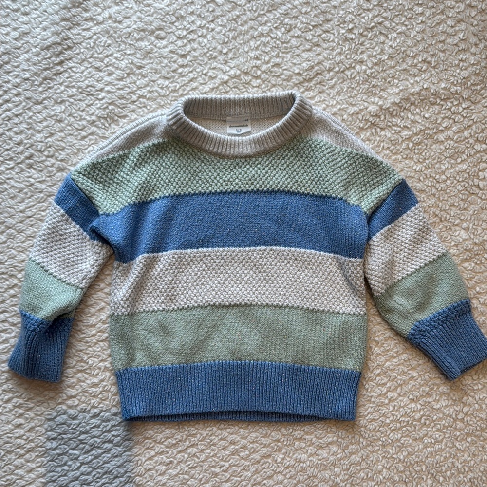 Cozy Striped Knit Sweater